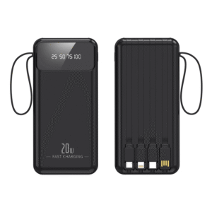 PD Fast Charging 10000mah Power Bank with Cables